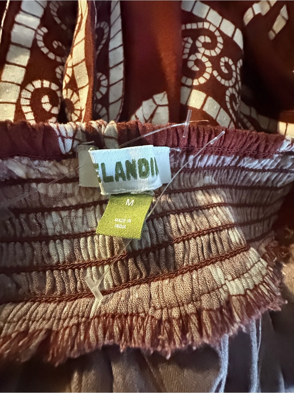 Anthropologie Celandine Scarf Dress Size M NWOT - Picture 6 of 6